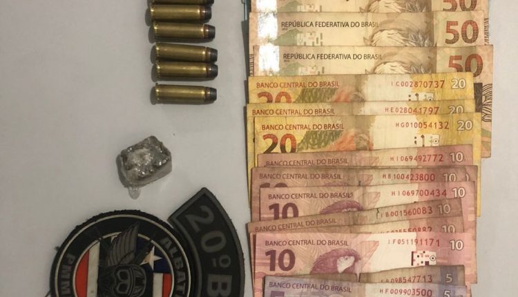 Foragido da justiça é preso com munições e dinheiro em São Luís